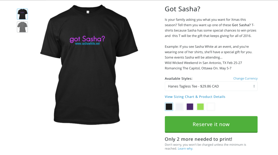 Got Sasha?